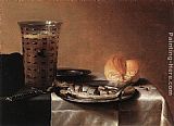 Famous Life Paintings - Still Life with Herring